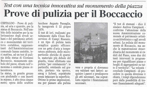 Articolo Corriere di Firenze